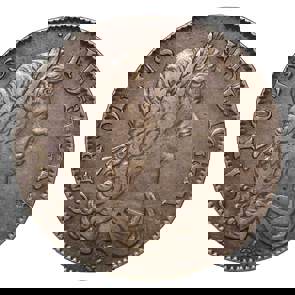 1662 Charles II Crown, first bust rose below, first milled crown by Roettier