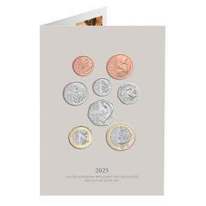 The 2025 United Kingdom Brilliant Uncirculated Definitive Coin Set