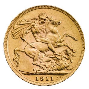 1911 George V Gold Sovereign
